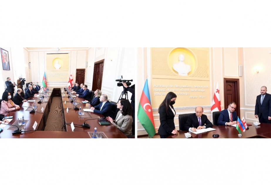 Se firma el Memorando de Cooperación entre los Ministerios de Justicia de Azerbaiyán y Georgia