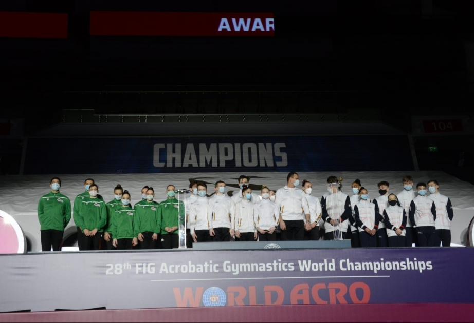 Belçika gimnastları Bakıda keçirilən dünya çempionatının komanda hesabında qızıl medal qazanıblar