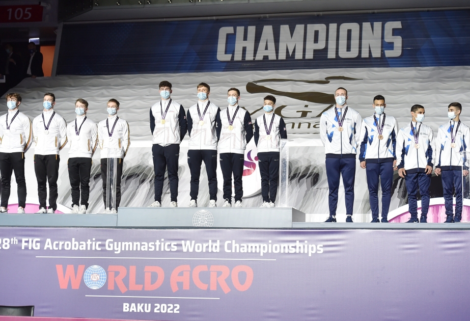 Bakıda keçirilən akrobatika gimnastikası üzrə 28-ci dünya çempionatının ikinci gününə yekun vurulub