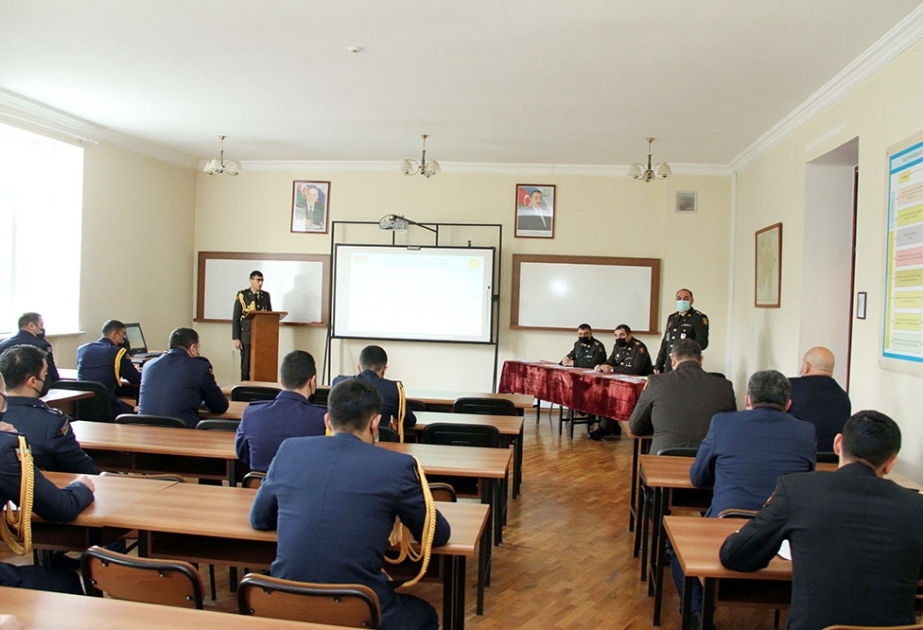 Heydər Əliyev adına Azərbaycan Ali Hərbi Məktəbində elmi konfrans keçirilib