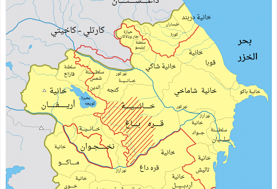 أذربيجان: التقسيمات الإدارية: المقتضب من تأريخ تقسيم الوحدات الإدارية – المقال الثاني