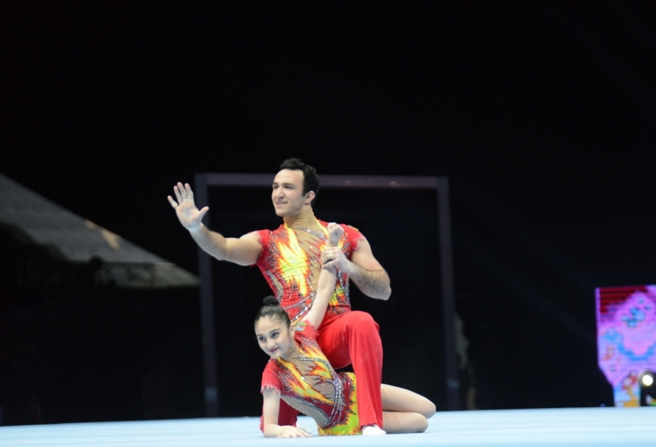 Gimnastas de Azerbaiyán competirán en la final del 28º Campeonato Mundial de Gimnasia Acrobática de la FIG