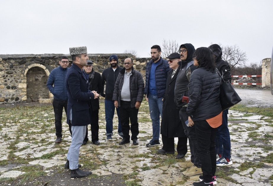 İƏT ölkələri jurnalistlərinin assosiasiya üzvləri Ağdamda erməni vəhşiliyinin şahidi olublar