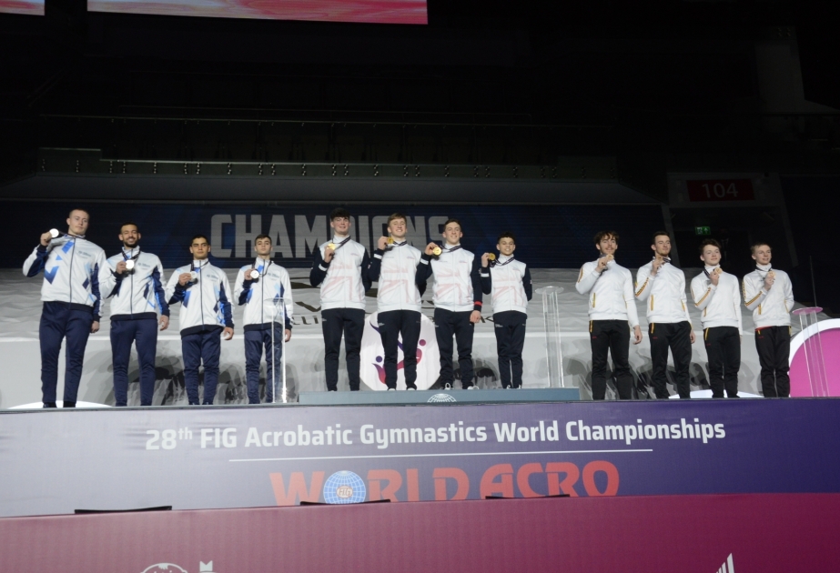 Paytaxtımızda keçirilən dünya çempionatının sonuncu qızıl medalını Böyük Britaniya gimnastları qazanıblar