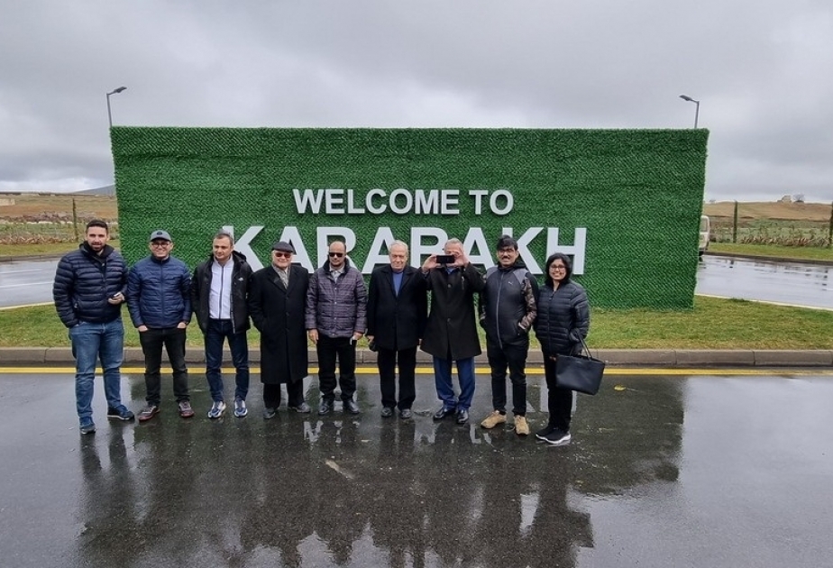 Miembros de la Asociación de Periodistas de los Estados miembros de la OCI visitan Fuzuli