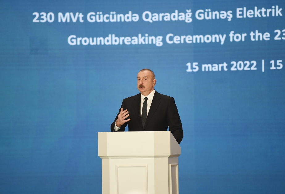 Ilham Aliyev: Notre politique consiste avant tout à restaurer les territoires libérés de l’occupation et à assurer le développement durable du pays