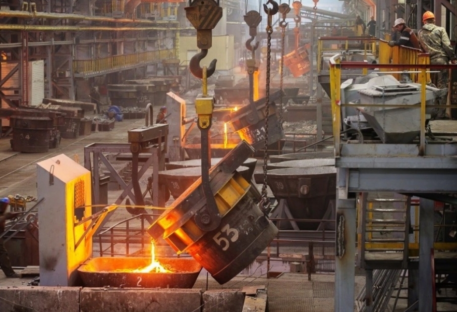冶金工业产量达2.617亿马纳特