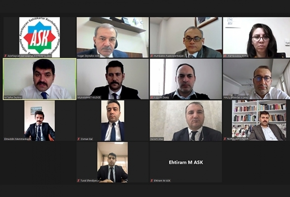 Confederación Nacional de Empresarios de Azerbaiyán y el TESIAD turco crean un centro de coordinación conjunto