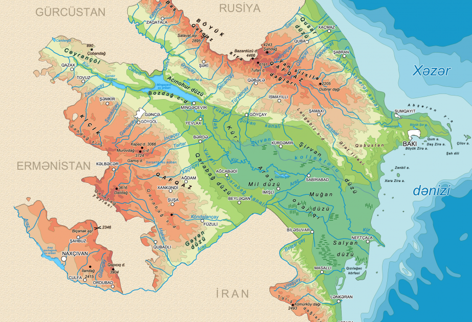 أذربيجان: التقسيمات الإدارية: المقتضب من تأريخ تقسيم الوحدات الإدارية – المقال الخامس