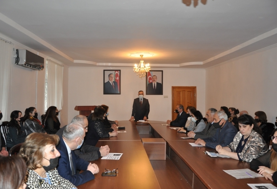 Mingəçevir Dövlət Universitetində “Pedaqogika” kitabının təqdimatı olub