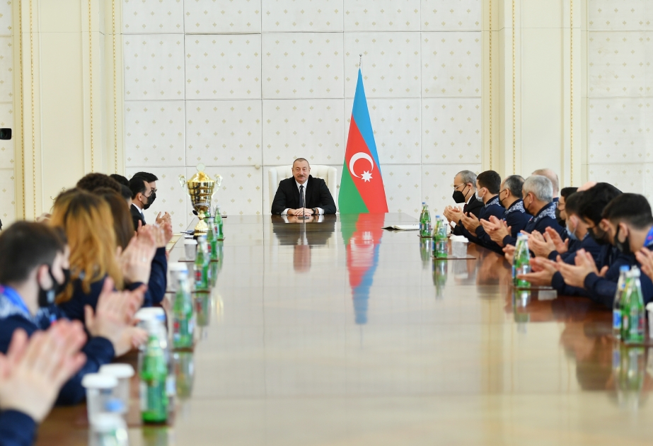 Prezident İlham Əliyev: Vətənə olan sevgi, bağlılıq Vətən müharibəsində əsas rol oynadı VİDEO