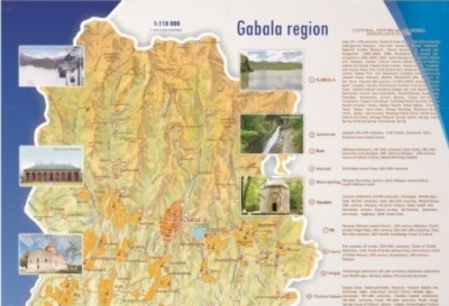 Под руководством декана Бакинского госуниверситета подготовлены туристические карты Габалы


