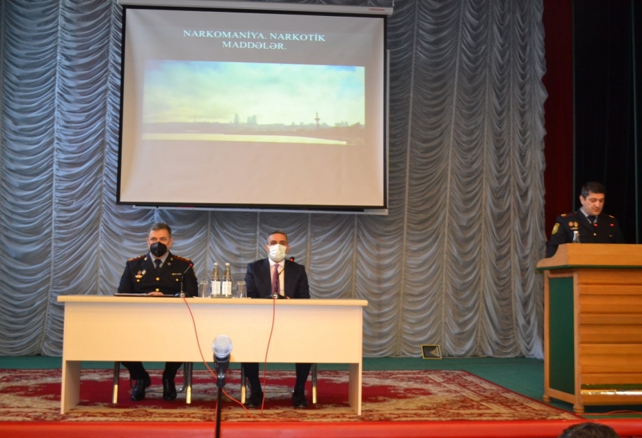 Mingəçevirdə narkomaniyaya qarşı mübarizədə gənclərin fəallığının artırılması müzakirə olunub