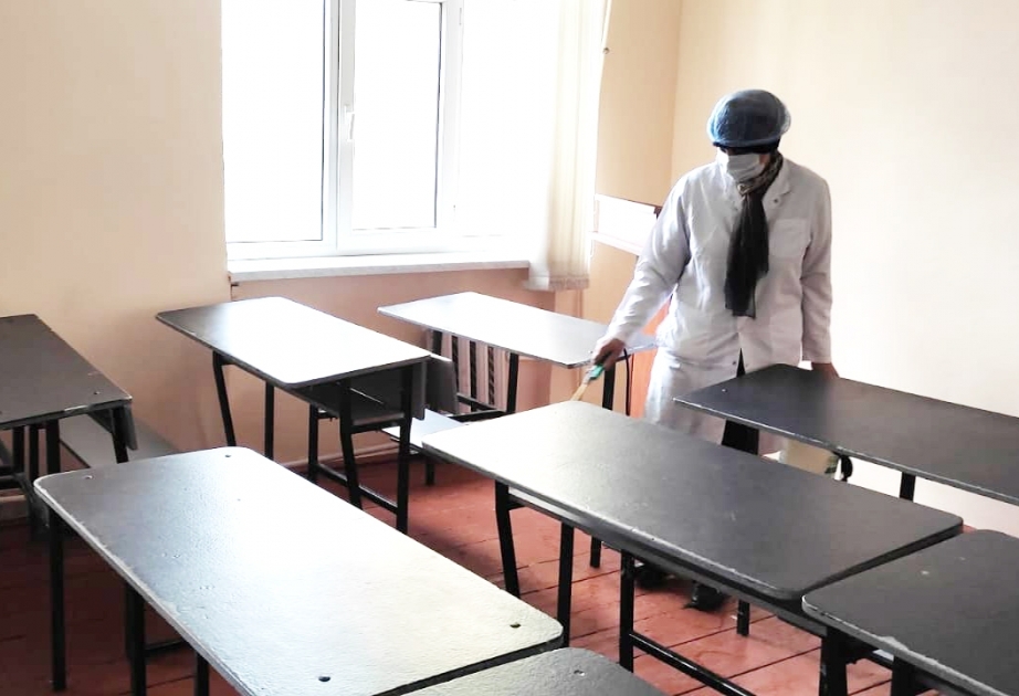 Mingəçevir Dövlət Universitetində növbəti tibbi-profilaktik və dezinfeksiya işləri aparılıb
