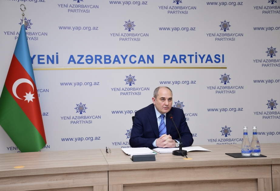 Yeni Azərbaycan Partiyasının İdarə Heyətinin növbəti iclası keçirilib