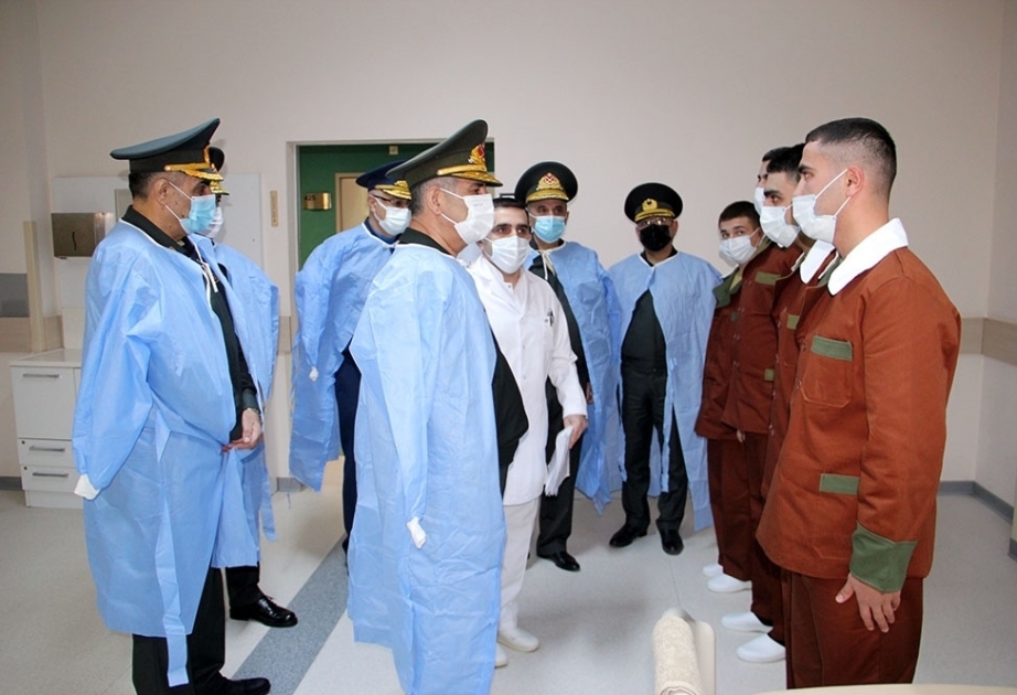 Azerbaijan’s defense minister visits military hospital on eve of Novruz holiday VIDEO