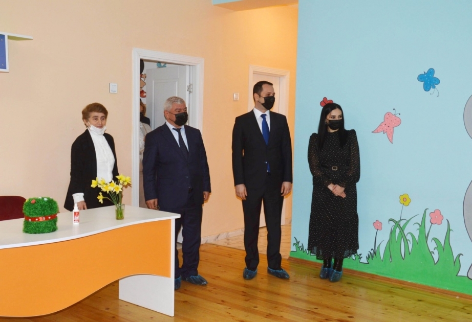 По инициативе Фонда Гейдара Алиева в Масаллы построено новое здание для детского сада номер 1