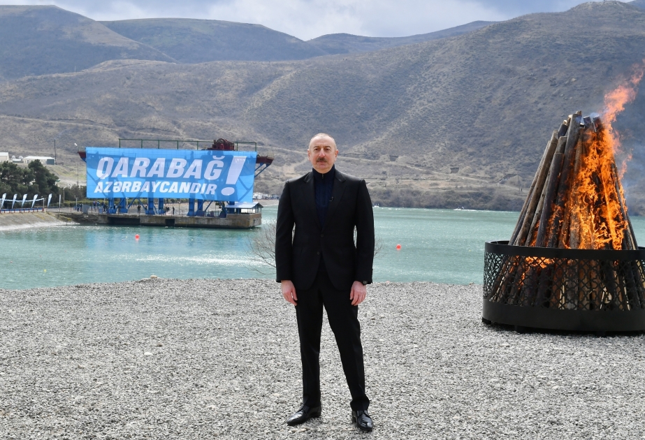 President Ilham Aliyev: I am glad and happy that we celebrate Novruz in our native land of Karabakh