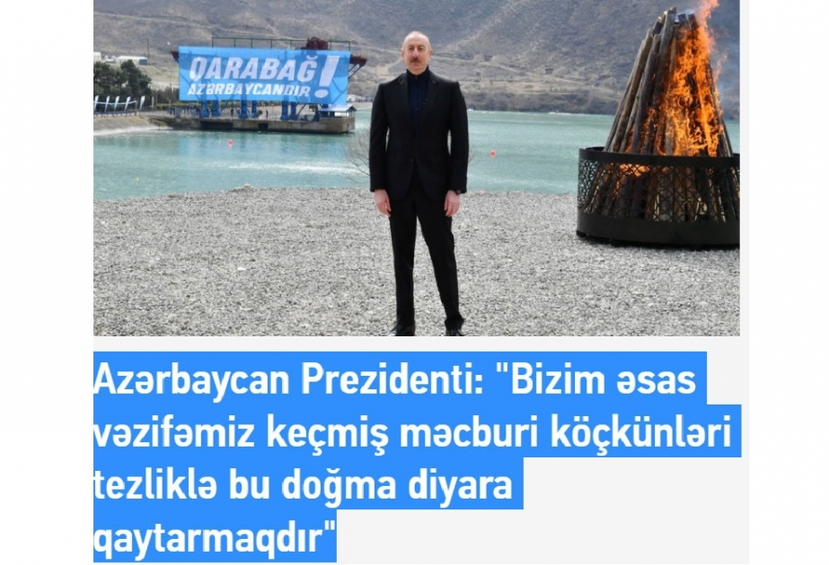 Azərbaycan Prezidentinin Suqovuşana səfəri Gürcüstan KİV-nin diqqət mərkəzindədir
