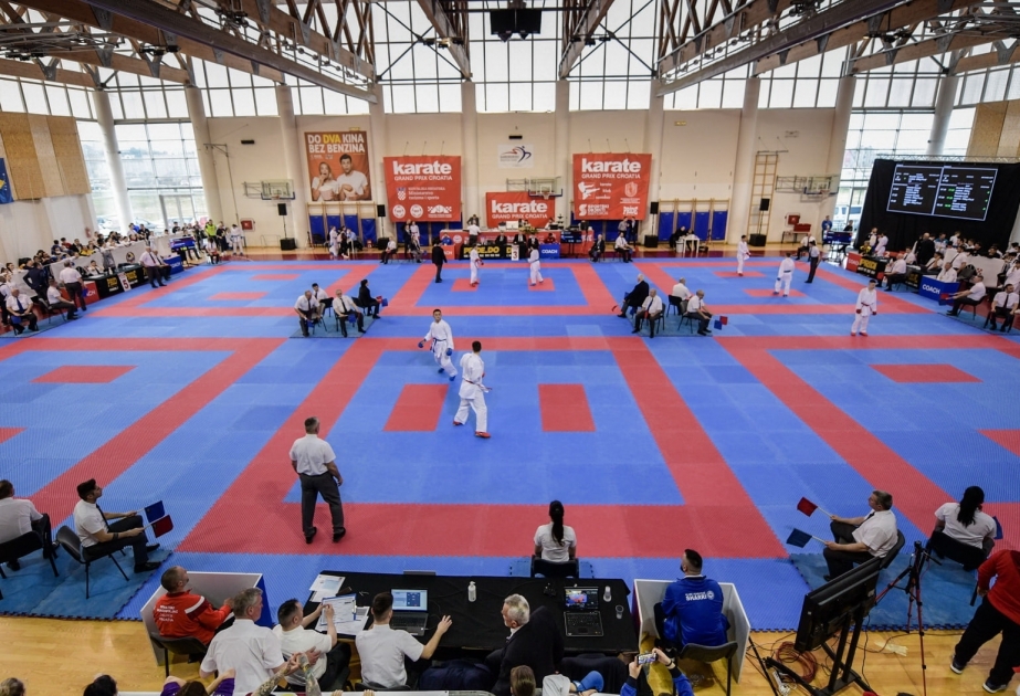 Aserbaidschanische Karatekas gewinnen 12 Medaillen beim Grand-Prix-Turnier in Kroatien