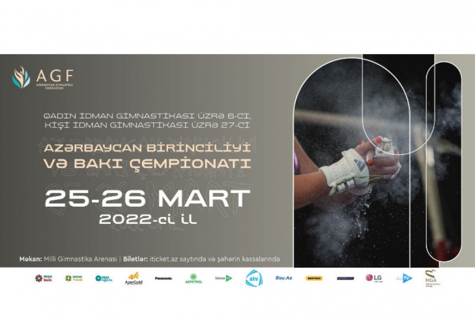 Qadın idman gimnastikası üzrə 6-cı, kişi idman gimnastikası üzrə 27-ci Azərbaycan birinciliyi və Bakı çempionatı keçiriləcək
