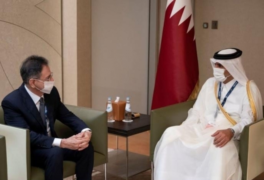 卡塔尔总理会见阿塞拜疆国防工业部长