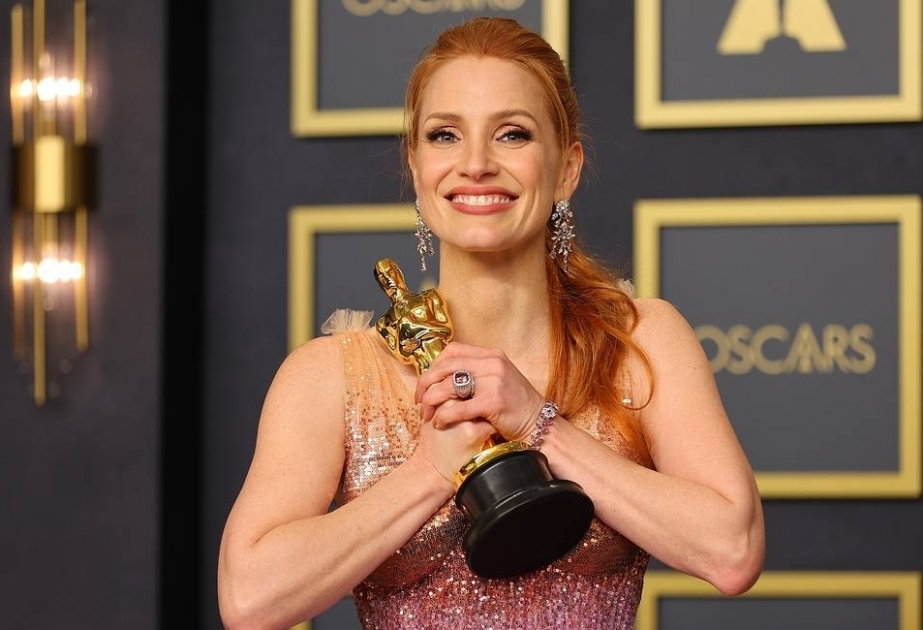 Best Actress Oscar goes to Jessica Chastain for The Eyes of Tammy Faye