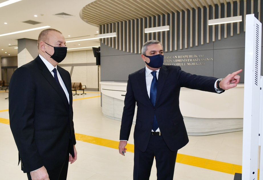 President Ilham Aliyev attended inauguration of Citizens Reception Center of Presidential Administration VIDEO