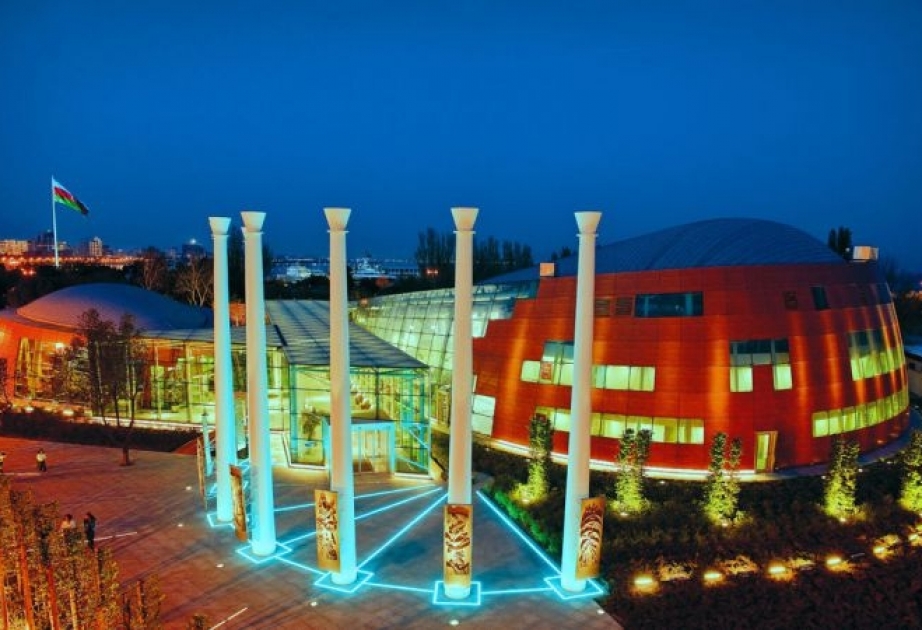 International Mugham Center - a magnificent building that reflects Tar and Kamancha