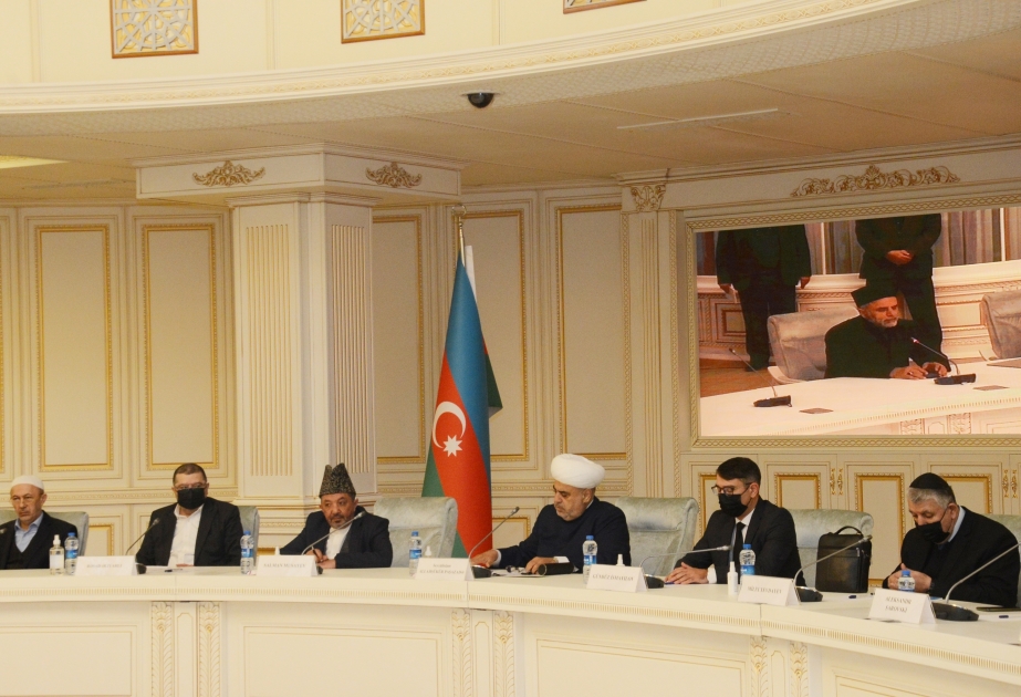 Руководители религиозных конфессий Азербайджана выступили с совместным заявлением в связи с антиазербайджанской резолюцией, принятой Европейским парламентом