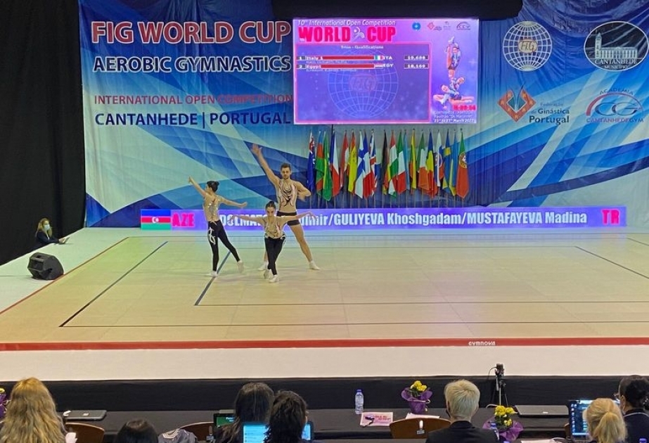 Azərbaycan təmsilçiləri aerobika gimnastikası üzrə dünya kuboku yarışlarında iştirak ediblər