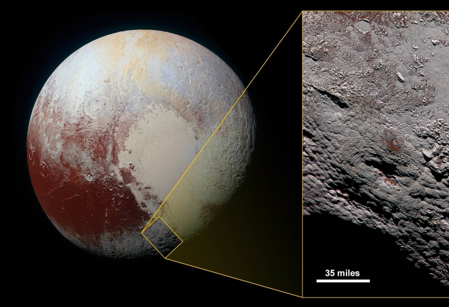 Riesige Eisvulkane auf dem Pluto entdeckt