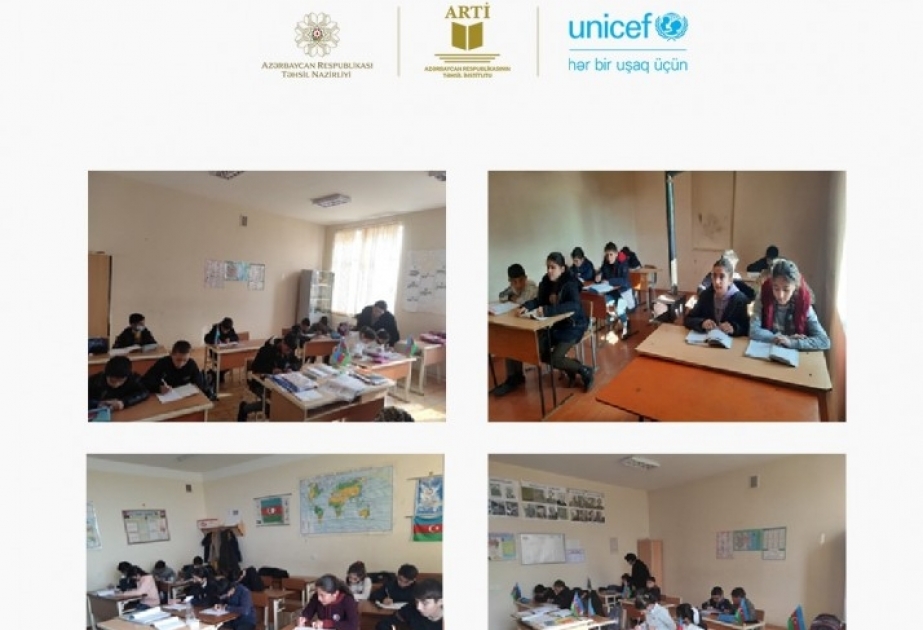 Təhsil İnstitutu: UNICEF ilə əməkdaşlıq çərçivəsində həyata keçirilən layihə davam edir