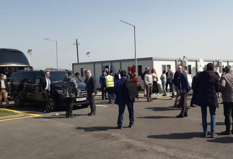 Началась поездка в Агдам делегации, участвующей в Международной конференции по гуманитарному разминированию и целям устойчивого развития