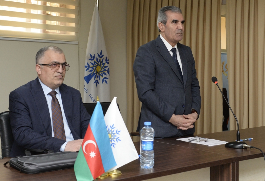YAP Səbail rayon təşkilatında 31 Mart soyqırımı qurbanlarının xatirəsi anılıb