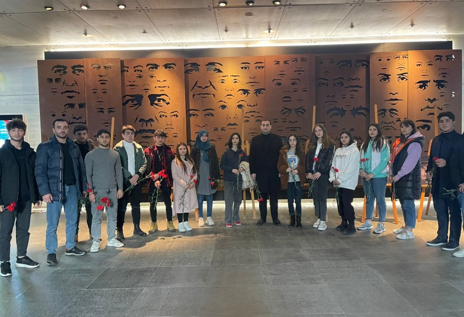 Tələbələr Quba Soyqırımı Memorial Kompleksini ziyarət ediblər