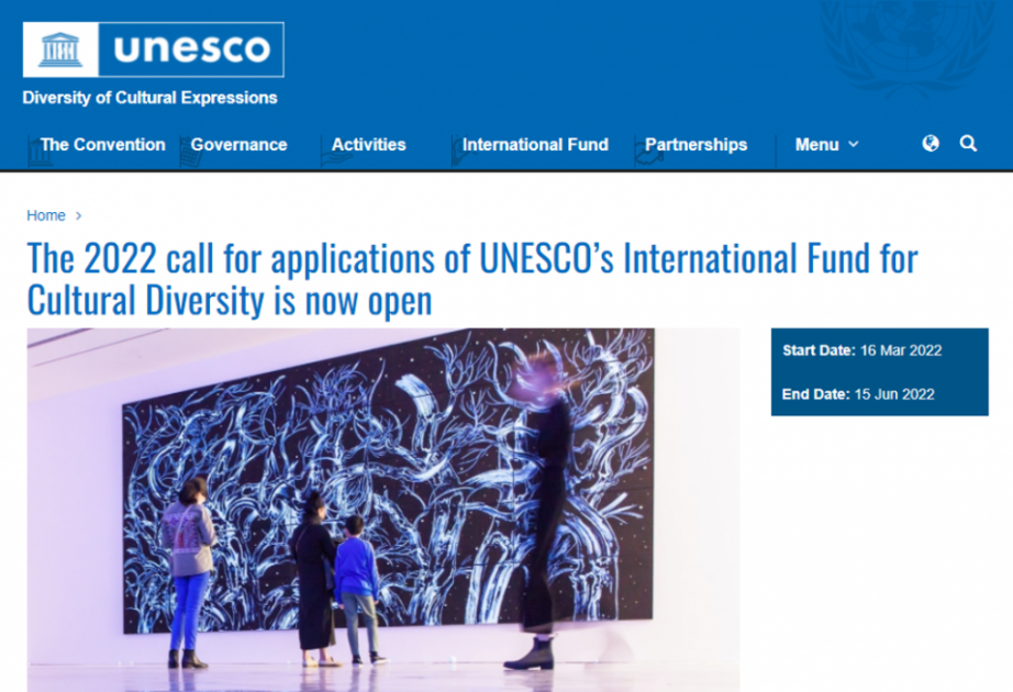 The 2022 call for applications of UNESCO’s International Fund for Cultural Diversity now open