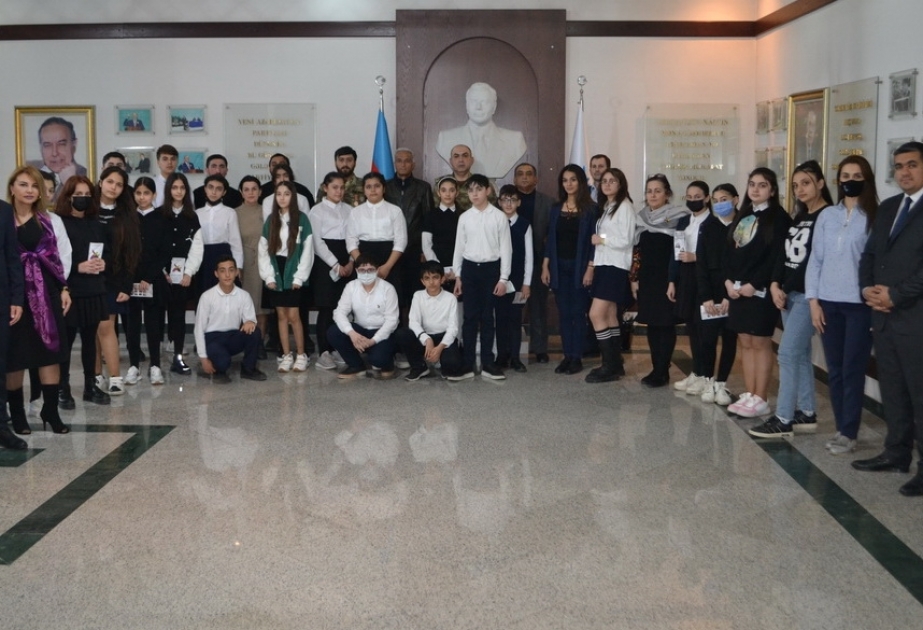 Müzəffər Ali Baş Komandan İlham Əliyevin rəhbərliyi ilə qazanılmış möhtəşəm Zəfər tariximizə qızıl hərflərlə yazılıb