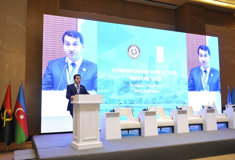 Bakıda keçirilən beynəlxalq konfransda humanitar minatəmizləmə fəaliyyətindən bəhs olunub
