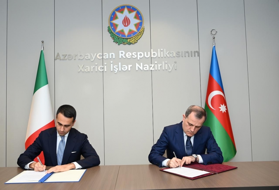 Azərbaycanla İtaliya arasında strateji dialoqun birinci iclası keçirilib VİDEO