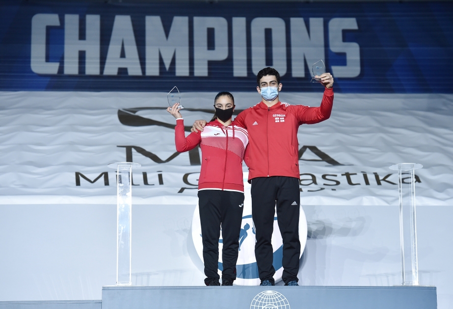 Bolqarıstan və Gürcüstan gimnastlarına ənənəvi “AGF Trophy” kuboku təqdim edilib