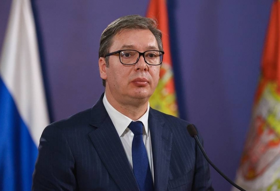 Serbian president declares victory in 1st round of elections