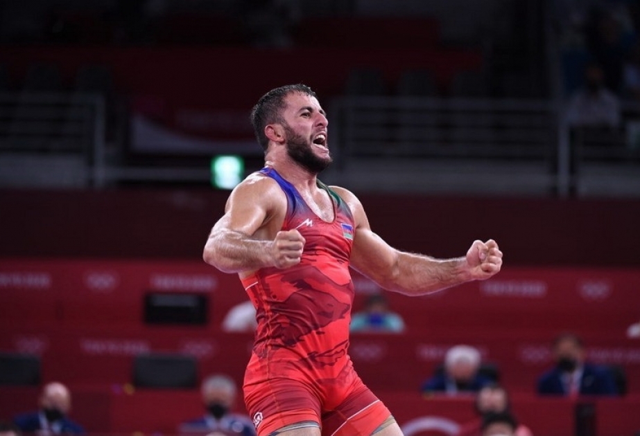 Azerbaijani Greco-Roman wrestler becomes three-time European Champion