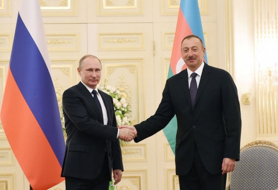 Rusiya Prezidenti Vladimir Putin: RF və Azərbaycan arasında konstruktiv siyasi dialoq, səmərəli əməkdaşlıq genişlənir