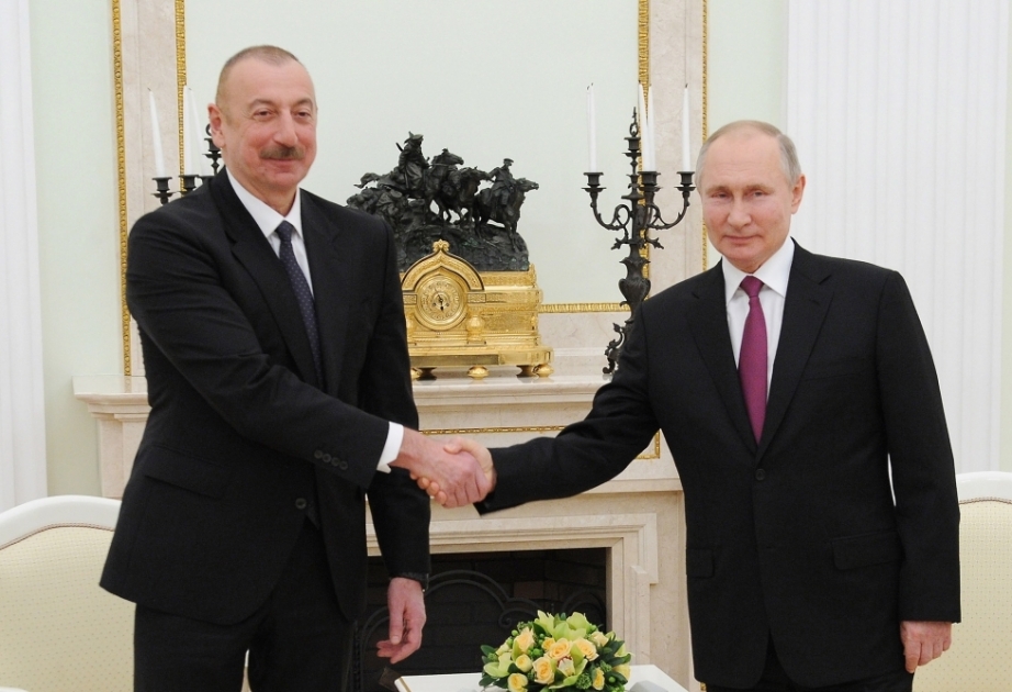 El presidente Vladimir Putin ha enviado una carta al presidente Ilham Aliyev