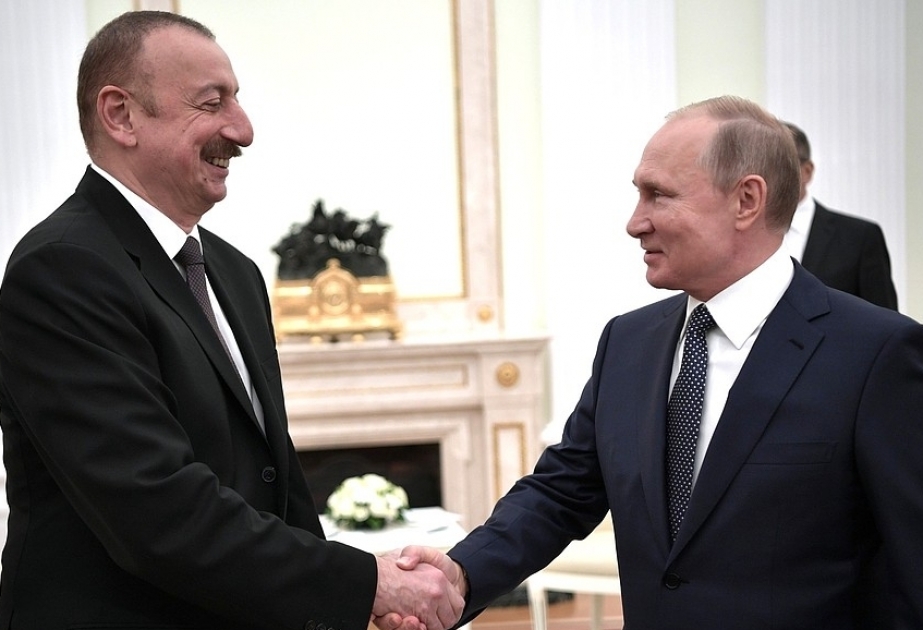 El presidente Ilham Aliyev envía una carta al presidente Vladimir Putin