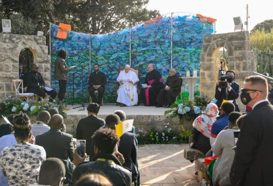 Pope visits Malta, refuge of St. Paul, in Mediterranean mission