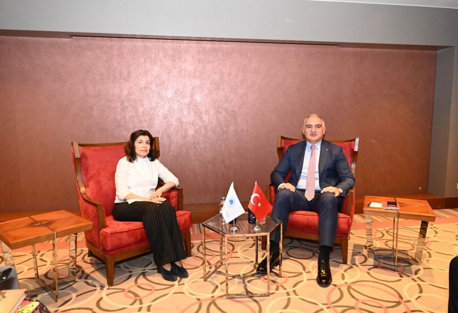 President of International Turkic Culture and Heritage Foundation meets with Turkish Minister of Culture and Tourism