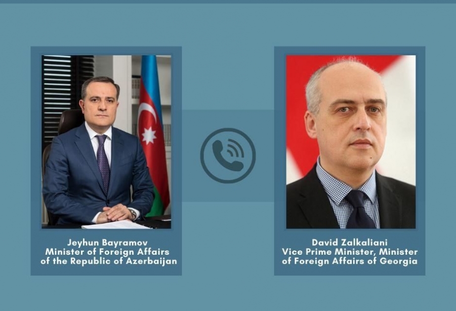 Ceyhun Bayramov Gürcüstanın keçmiş xarici işlər naziri ilə telefonla danışıb