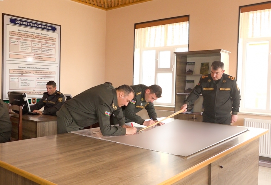 Command-staff exercises held in Nakhchivan garrison troops end